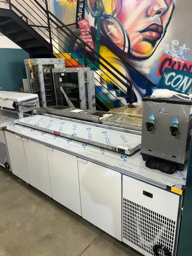 Balcão de serviço refrigerado 2,50m com 4 portas novo pronta entrega 