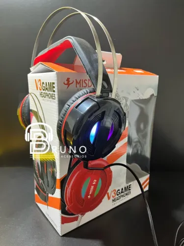 Headset Gamer V3 com Microfone - Novo