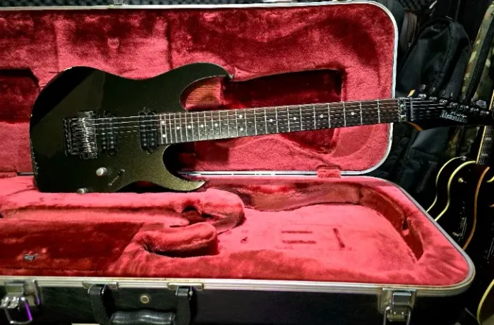 Ibanez Prestige rg1527 Black pearl 7 cordas japan 2003 /ñ Gibson epiphone prs esp ltd vox