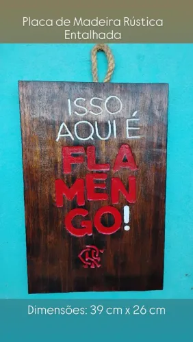 PLACA FLAMENGO