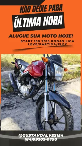 ALUGO START 2015 FLEXONE RODA DE LIGA LEVE E PARTIDA ELÉTRICA 