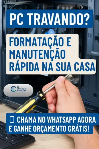Formatação + Remoção de Vírus - Atendimento em Casa
