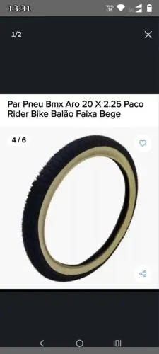 Pneu bike 20 x 2.25 rider