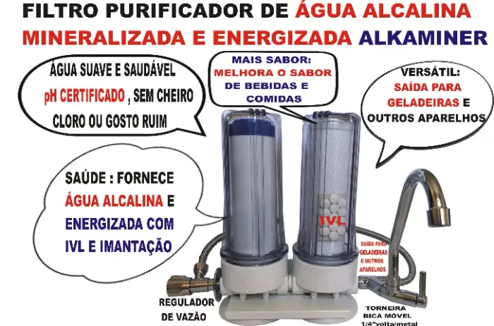 FILTRO PURIFICADOR AGUA ALCALINA ALKAMINER ENERGY