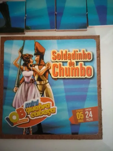 Mini Quebra-Cabeça Soldadinho de Chumbo - 24 Peças