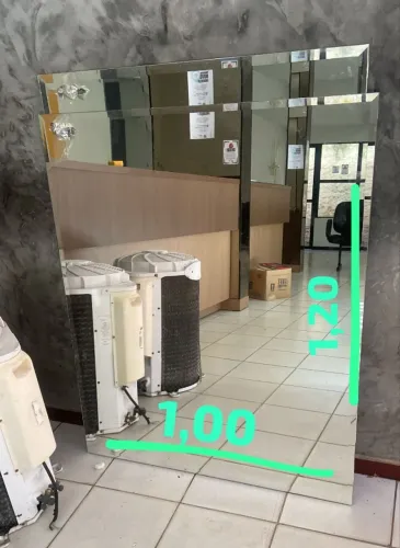 2 Espelhos s/ moldura