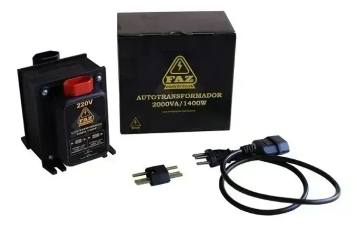 Auto Transformador Profissional 2000VA Marca Faz Eletrônico