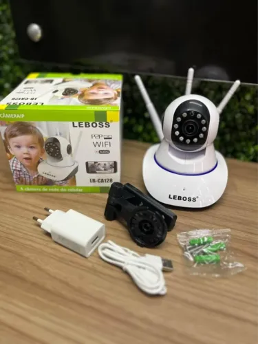 Câmera de Segurança Interna Wifi LB-CA128 LEBOSS 