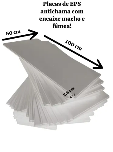 Placas Para Forro de Isopor (1m×50cm×2,5cm)!!