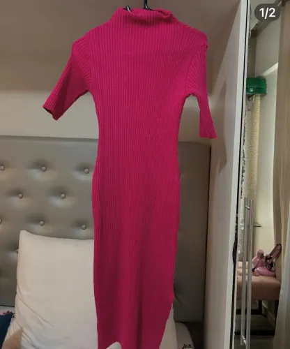 OPORTUNIDADE Vestido pink tricot