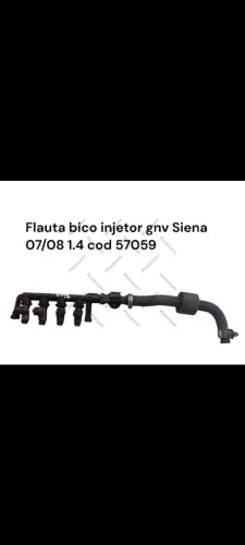 Flauta bico injetor gnv Siena 