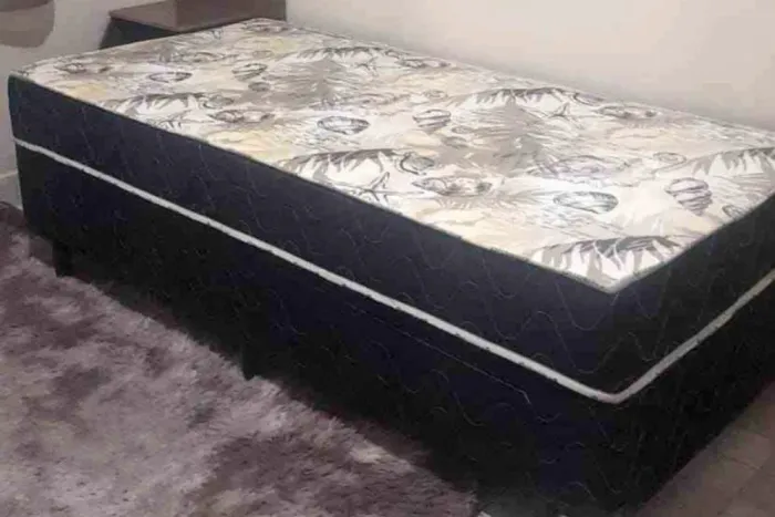 Cama Box Solteiro com Colchão - Conforto e Qualidade