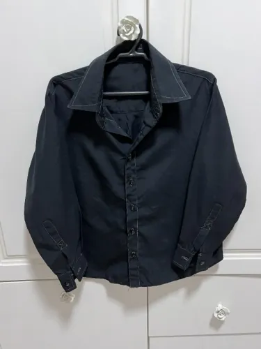 Camisa social manga longa tamanho 7/8anos