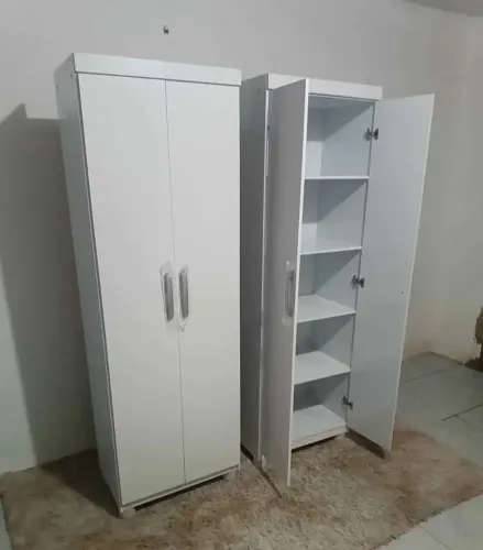 Armários de 2 Portas - Branco - Novo