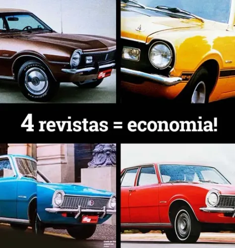 Ford Maverick - Kit 4 revistas Quatro Rodas com histórias