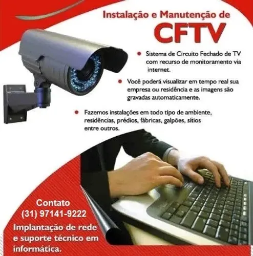 Camera de vigilancia (CFTV Instalação e configuração.)