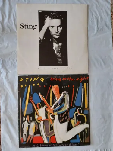 Disco de vinil 02 discos do STING duplos usados ótimos R$ 140 reais o lote