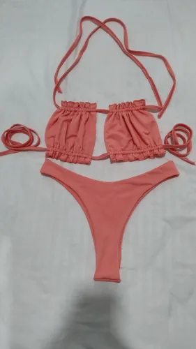 Biquíni de amarrar rosa