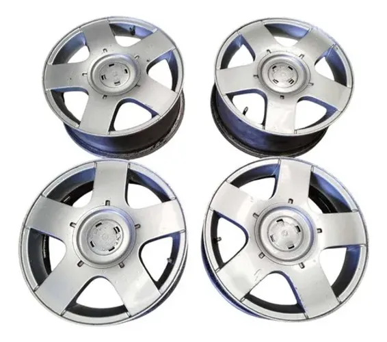 Jogo Roda Aro 15 5x100 Volkswagen Golf 2002 2003 Liga Leve
