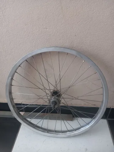 Roda alumínio de bike dianteira aro 20 
