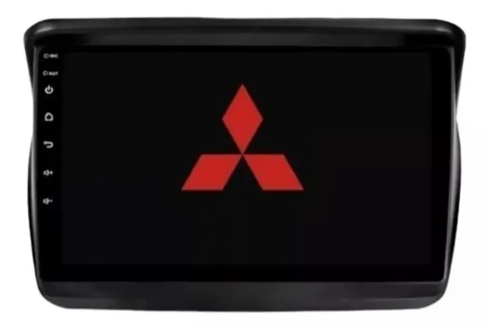 Central Multimídia Android 9pol. Carplay/a.auto s/ fio L200 Triton 2007 a 2017