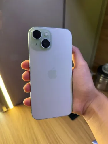 iPhone 15  128GB Cor Green, 88% saúde da bateria   3 meses de garantia