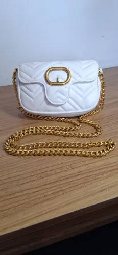 Bolsa de couro sintético - nova