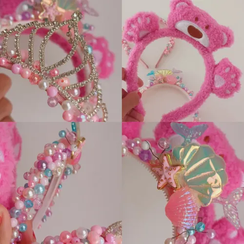Lote com 3 tiaras fofas