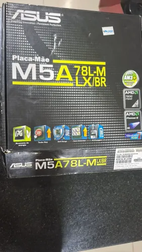 Placa mãe M5A 78L-M LX/BR sem imagem
