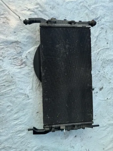 conjunto radiador/condensador/ventoinha ford transit 2,4 original