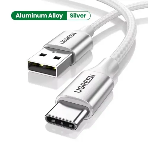 Cabo Ugreen USB para USB Tipo C 1m - Branco