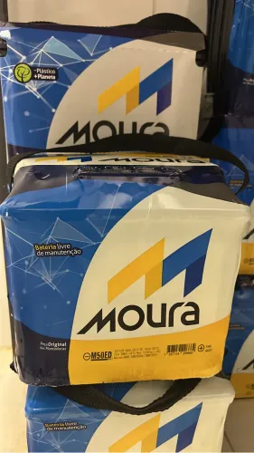 Bateria 50Ah Moura - Caixa Alta