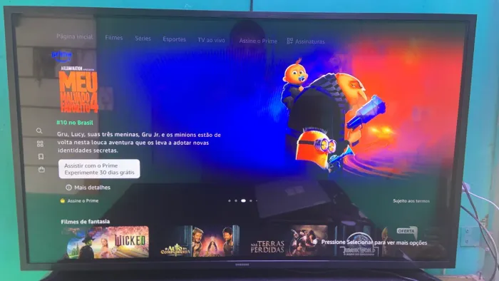 TV SMART SAMSUNG 43 POLEGADAS FUNCIONANDO 100%