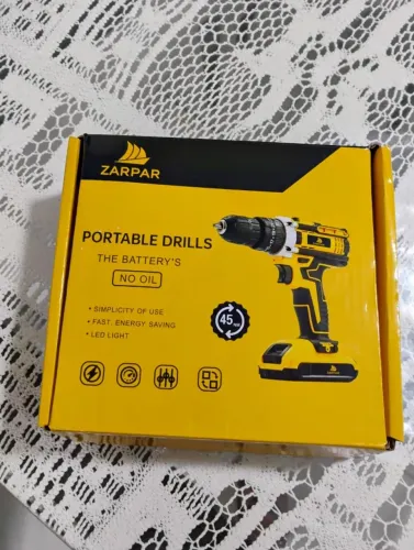 Parafusadeira e Furadeira de Impacto a Bateria 21 Volts Profissional