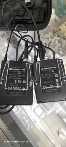 Kit Microfone Sem Fio Sennheiser SK 100 G3 e EK 100