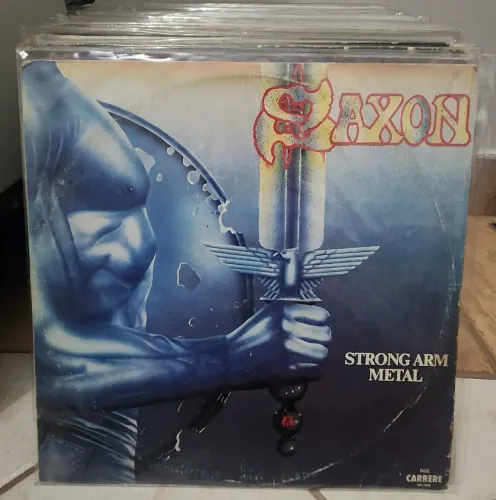 COMBO SAXON discos vinil lp pop rock. LEIA DESCRIÇÃO