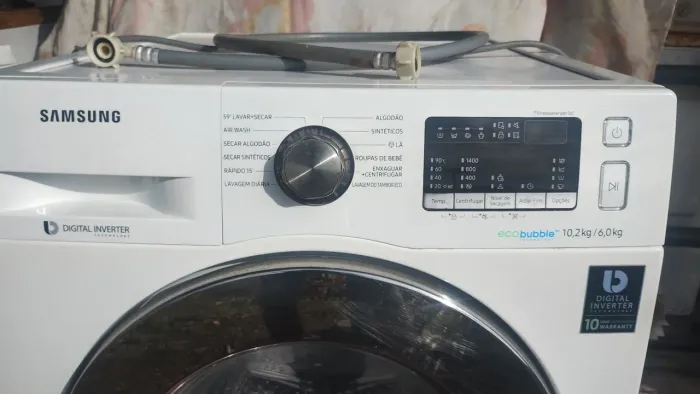 Lavadora e secadora Samsung inverter 