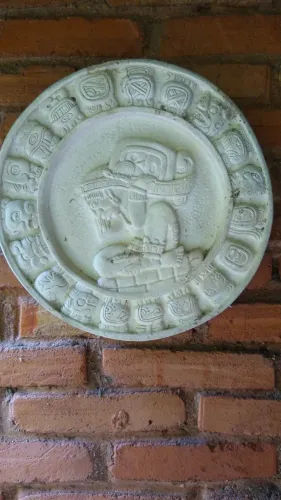 Escultura calendário Maya