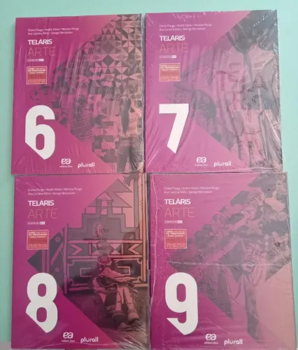 Quatro Livros Didáticos Teláris Arte - 6º ao 9º Ano