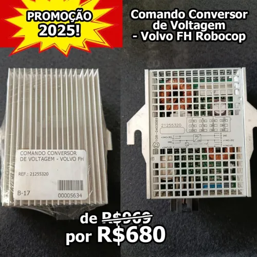 Comando conversor de voltagem 