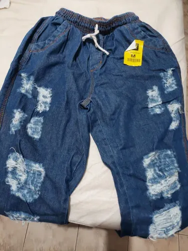 Calça Jeans Destroyed - M