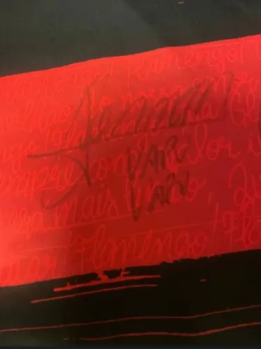 CAMISA DO FLAMENGO AUTOGRAFADA (ARRASCAETA, GERSON, PEDRO, LEO PEREIRA E PABLO MARI)