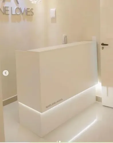 Balcão Branco MDF - Recepção - Caixa - Loja
