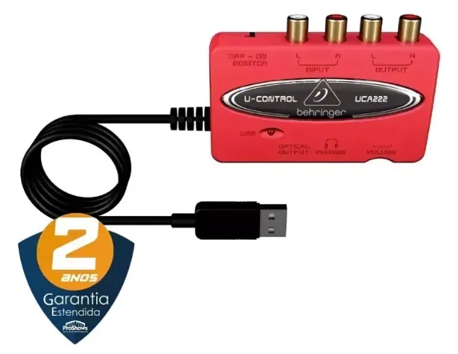 Interface de Áudio Behringer UCA222