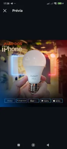 Lâmpada Alexa LED Smart Avant Neo Wi-Fi 10W