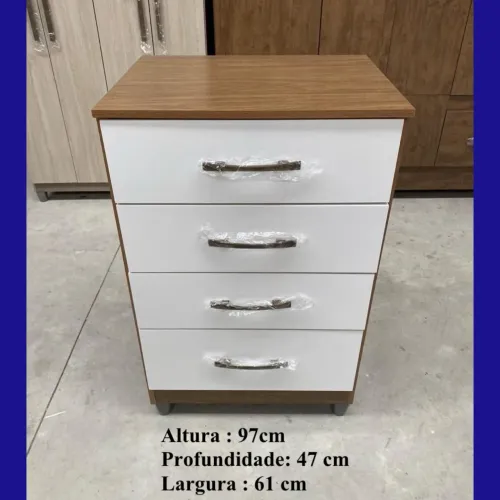 Cômoda com 4 gavetas - entregamos hoje 