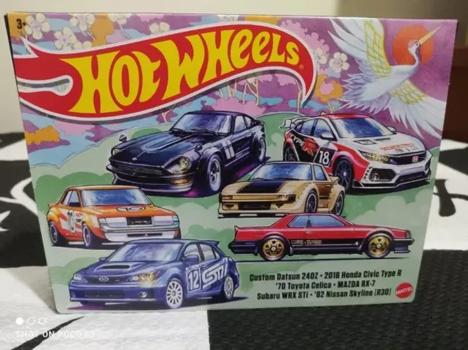 Hot Wheels Collector Multipack Jdm Com 6 Carrinhos - 1/64