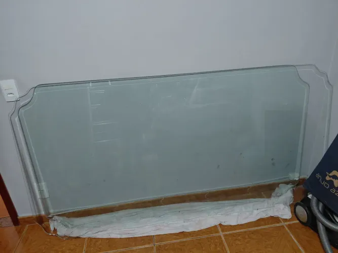 Tampo de mesa de vidro