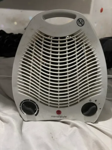 Aquecedor de Ambiente Portátil a Ar Ventilador Quente Branco 3 em 1