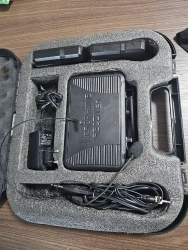 Microfone sem fio + Transmissor violão